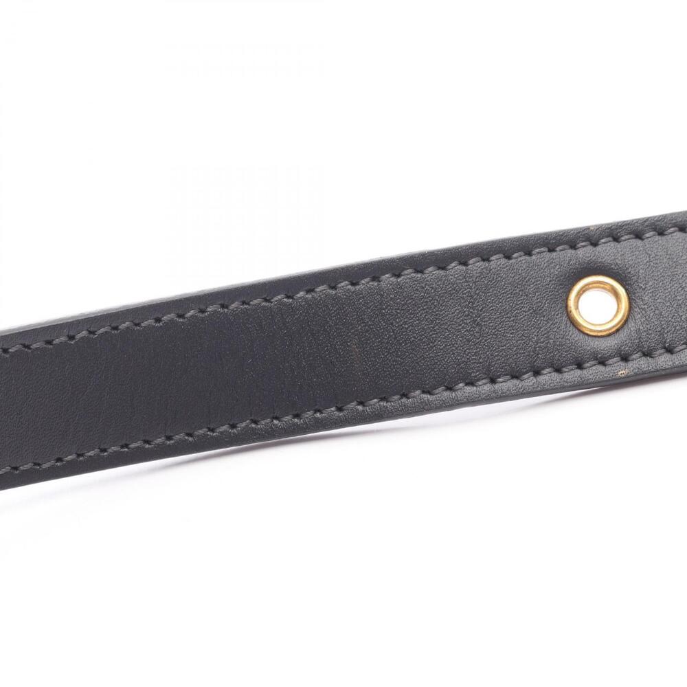 Dior MONTAIGNE Oblique Jacquard Shoulder Bag Canvas Leather Navy Blue Beige - Picture 5 of 6